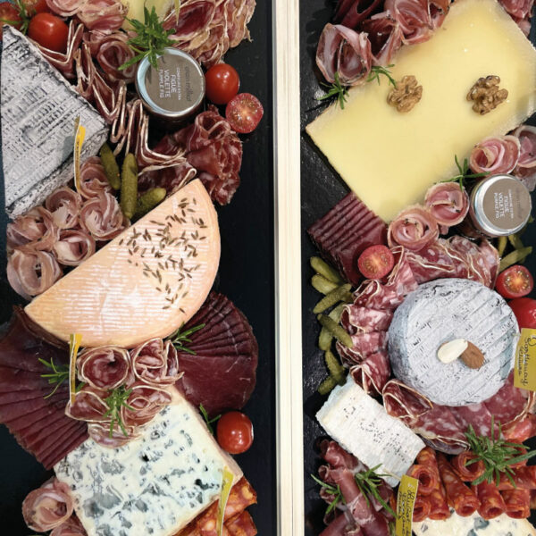 Plateau de fromages mixtes, charcuterie et fromages, Monsieur Fromage, fromagerie à Nogent-sur-Marne
